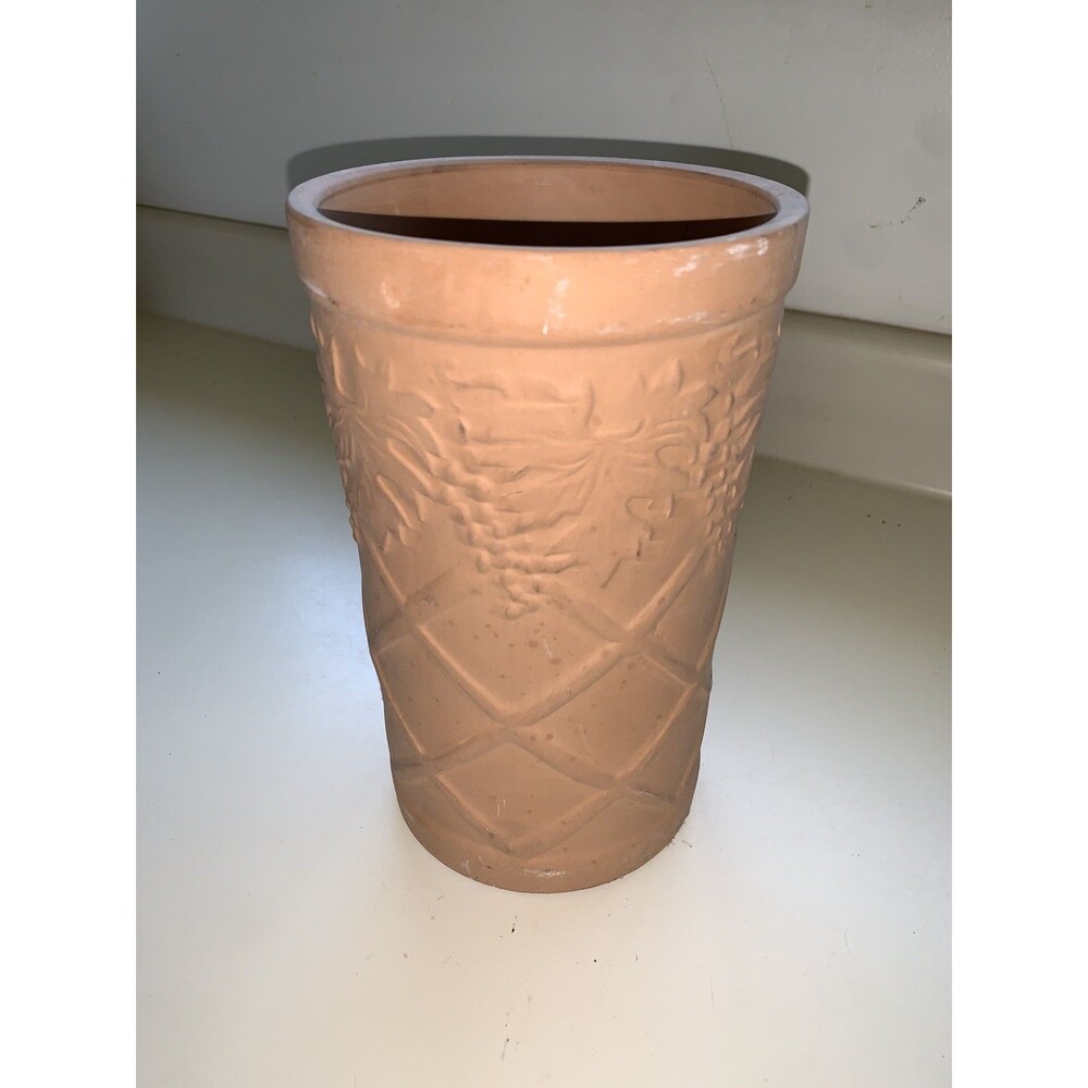 Vintage 90’s Gimignano Terracotta Wine Cooler Planter Made in Italy 9"x 5.5” EUC